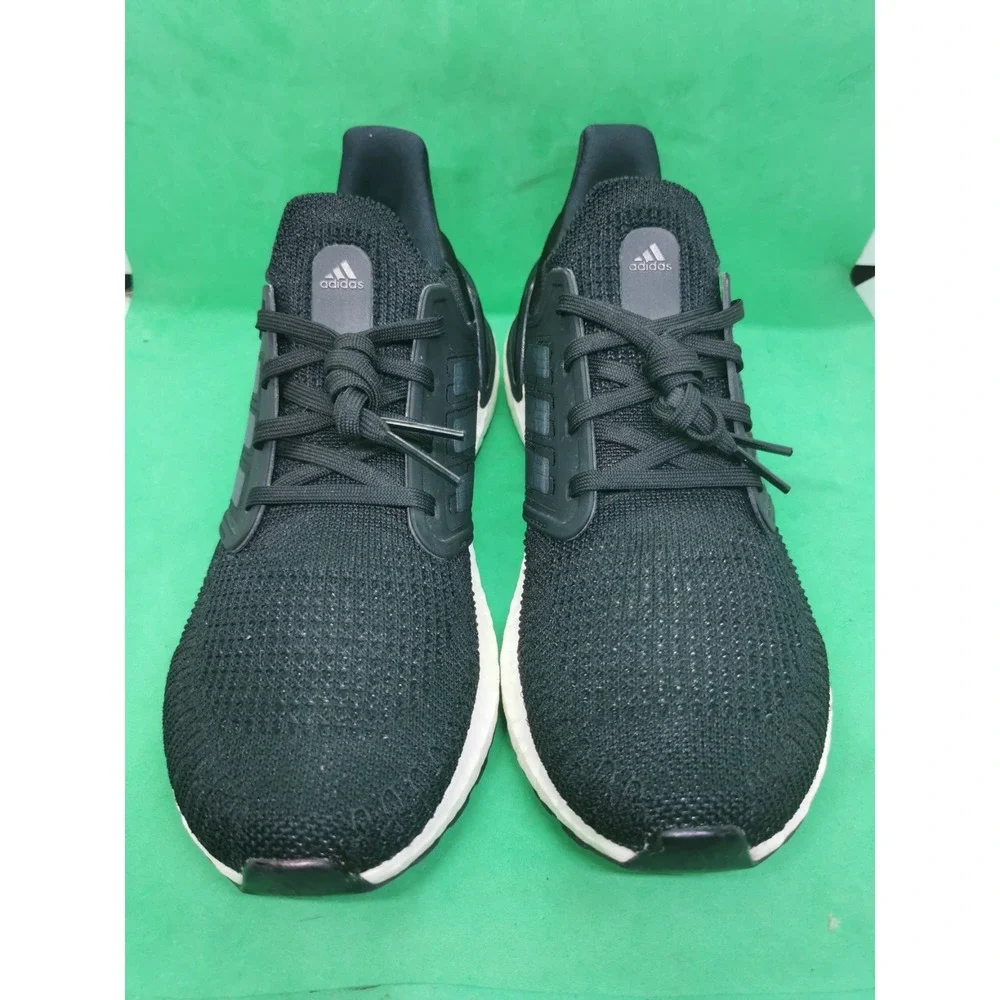 Adidas Ultraboost 20 Womens 8.5 Boost Running Shoes Sneakers White Black FY3457